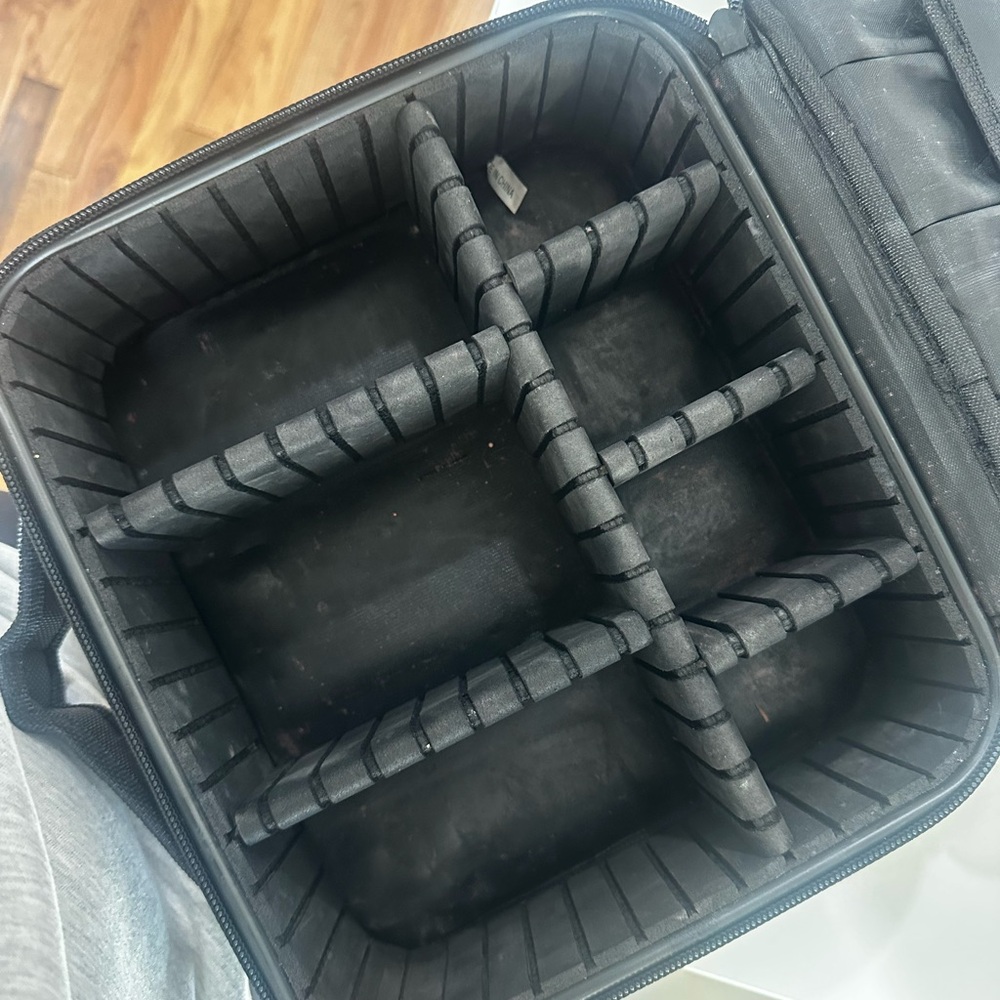 Relavel Black Travel Makeup Case View 3